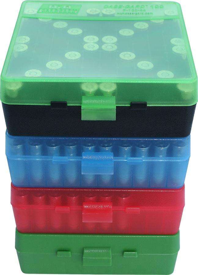 Misc. Accessories MTM Case Gard Ready Series MTM AMMO BOX 100 RD FLIP-TOP 40 10MM 45 ACP GREEN